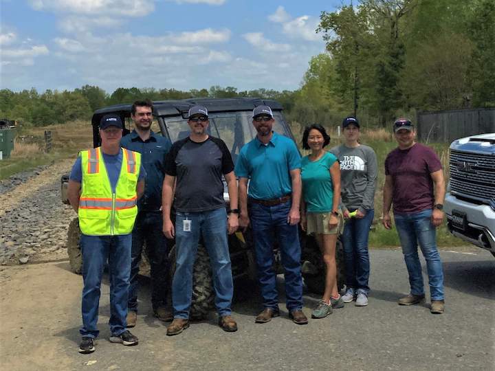 Summit team volunteers on earth day